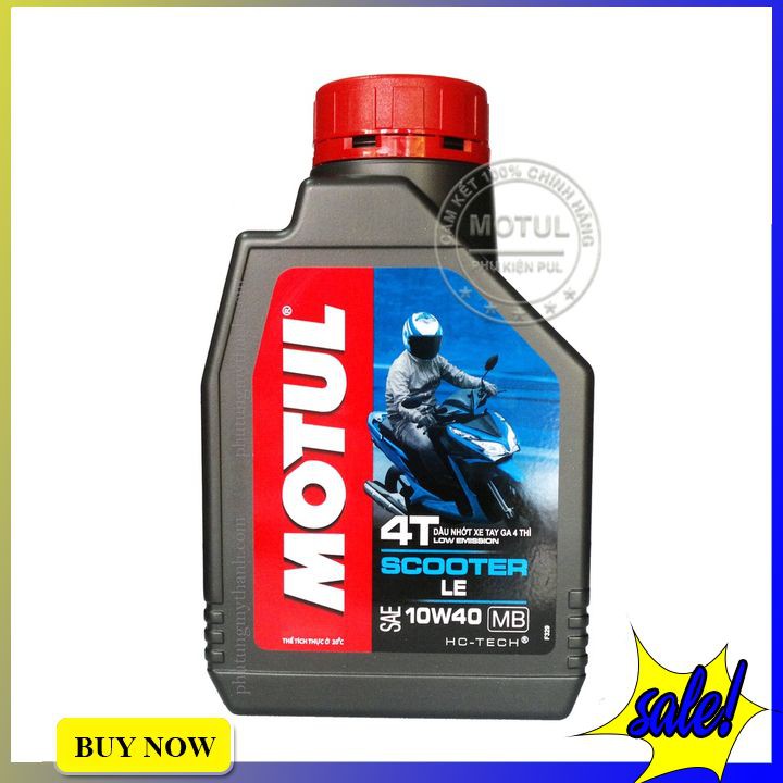 Nhớt xe máy tay ga Motul scooter le 10w40 cho xe Vario AB SH Vision Click...hàng chính hãng