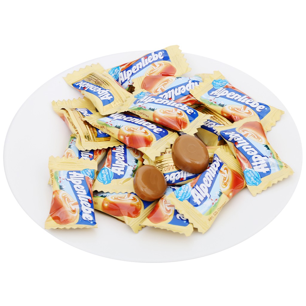 Kẹo Sữa Caramen Láng Mịn Alpenliebe gói 120g (40 viên x3g) - Rich Milk Caramel Candy