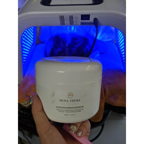 Mặt nạ Mona Frema dạng gel hạ nhiệt Glacier Trace Elements Soothing Gel 50ml