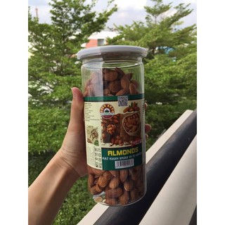 Hạt hạnh nhân vị tự nhiên_hũ 500gr