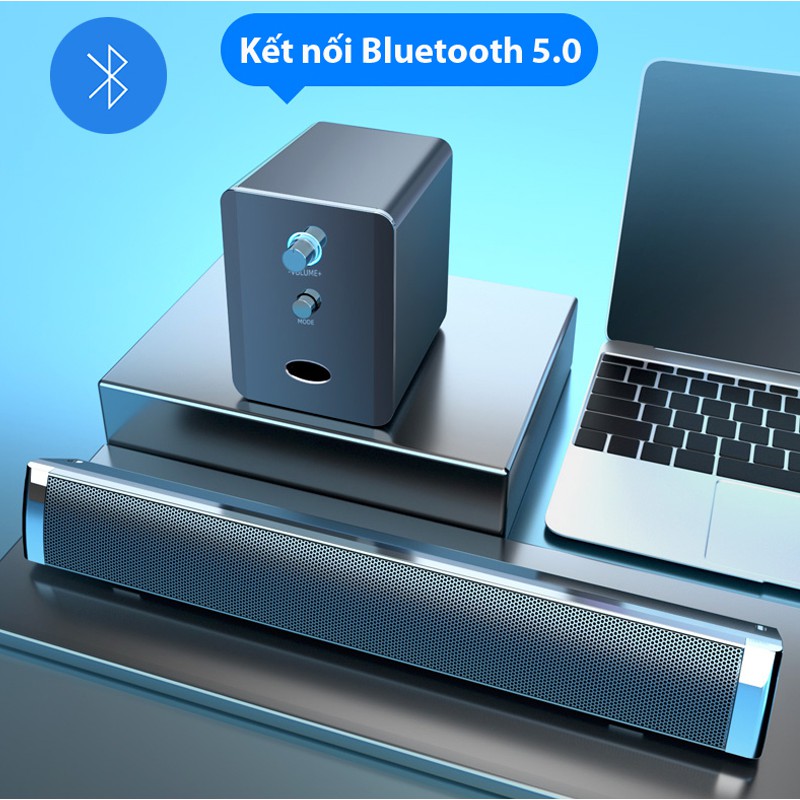 Loa Nghe Nhạc Bluetooth Loa Thanh Siêu Trầm Gaming Soundbar SADA D236 Kèm Cục BASS Cho Máy Vi Tính PC, Laptop, Tivi