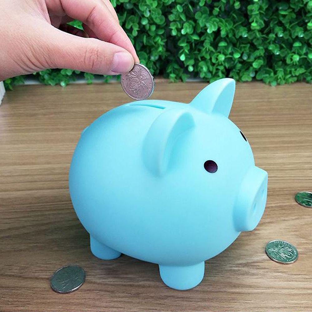 1 Hộp Đựng Tiền Tiết Kiệm Hình Chú Heo Hoạt Hình Để Bàn Trang Trí Nhà Cửa