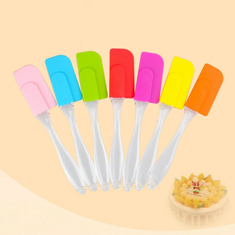 SG - Phới dẹt vét kem làm bánh spatula, cây trộn bột phết bơ bằng silicon