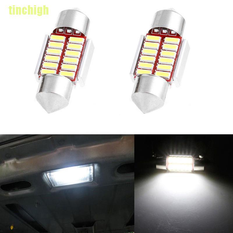 Bộ 2 đèn Led cao cấp 31mm 4014 12smd C5W