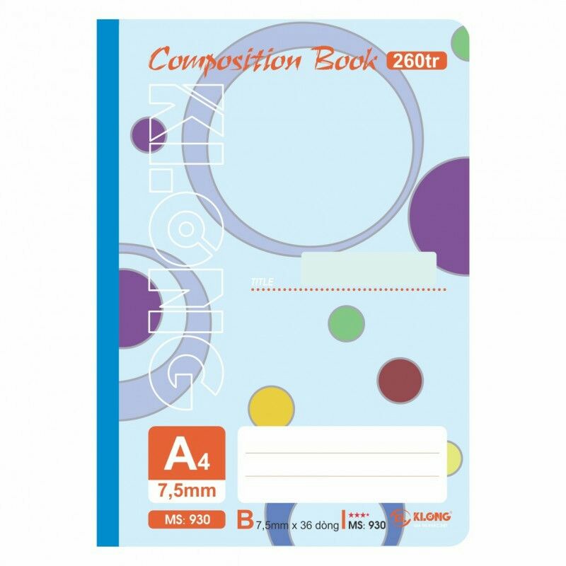 Vở-Sổ kẻ ngang A4 KLong 260 trang