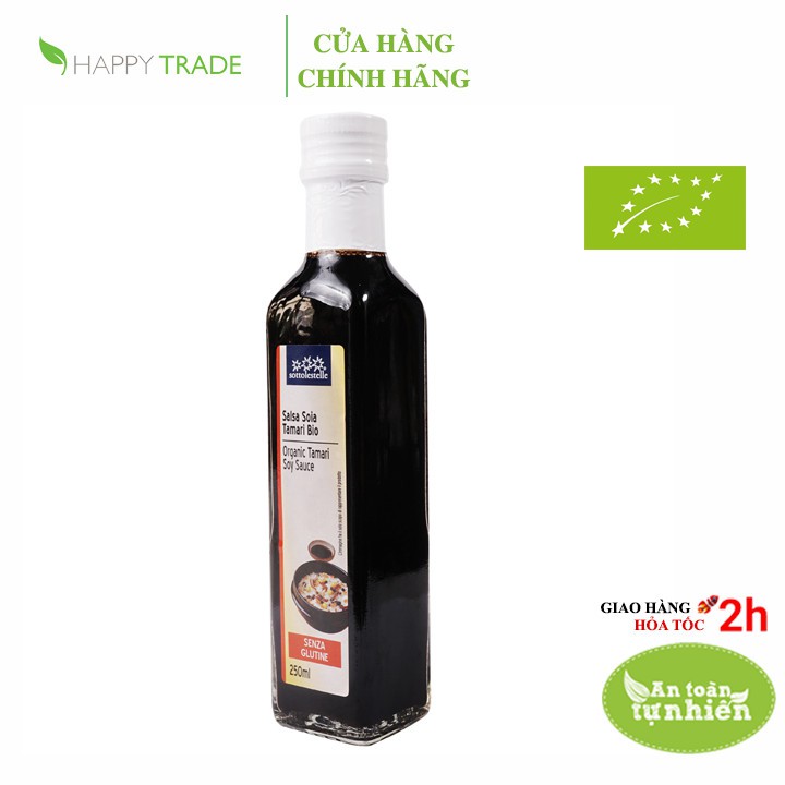 [Mã BMBAU50 giảm 7% đơn 99K] Nước Tương Tamari Hữu Cơ Sottolestelle Organic Tamari Soy Sauce 250ml