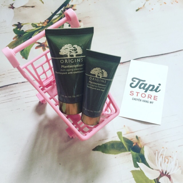 Sữa rửa mặt Origins Plantscription Anti-aging cleanser