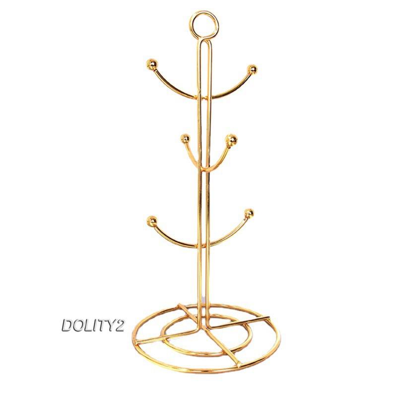 Set 2 Giá Đỡ Cốc Di Động 6 Móc Treo Trang Trí Nhà Cửa