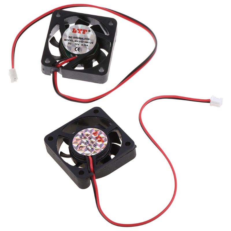 Quạt Tản Nhiệt GODD 4010 Cho DC 12V 2Pin 40mm DC Không Chổi Than Kèm 10cm
