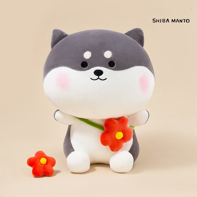 Gấu nhồi bông shiba siêu cute