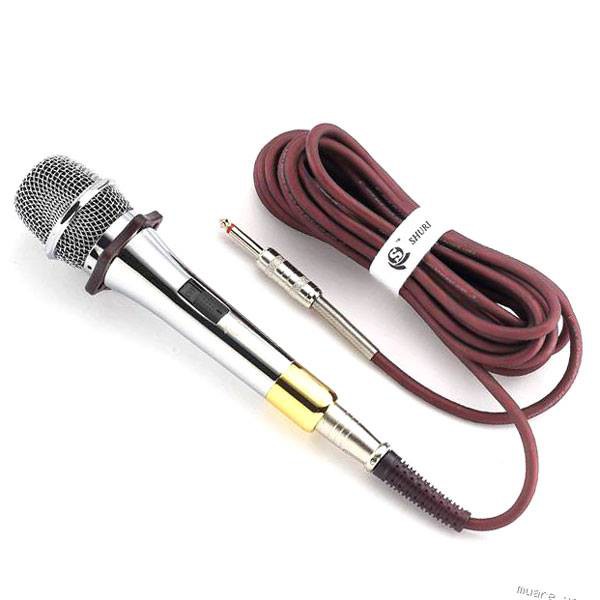 Dây mic nâu dài 6m dành cho micro có dây tiện lợi