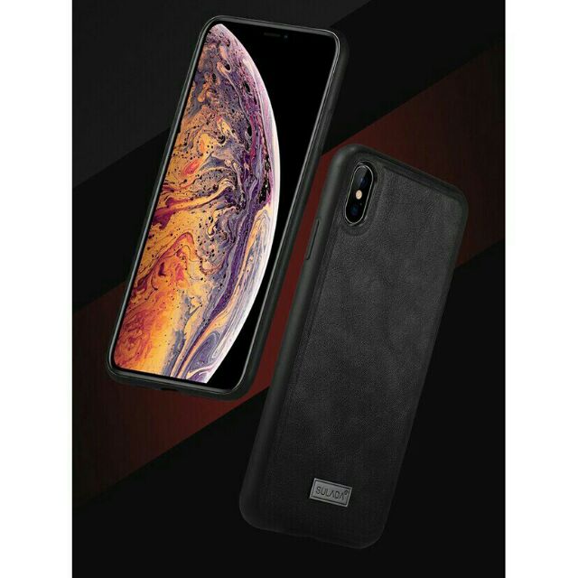 Ốp lưng Sulada vân da iphone XS Max Chính Hãng Sulada