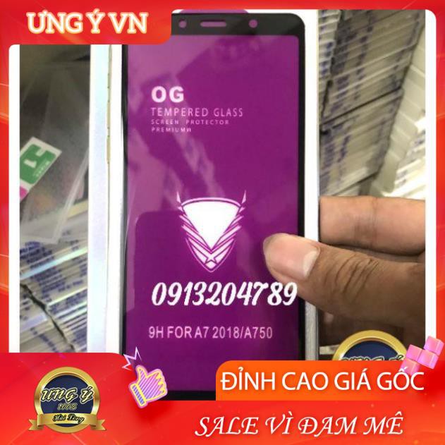 Kính cường lực OG samsung galaxy A7 2018 / A750 siêu dẻo 100% khoan không thủng