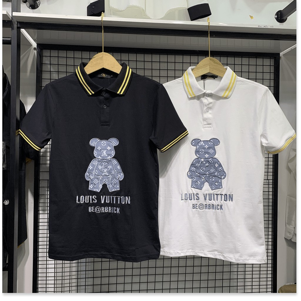 Áo Thun Nam Cổ Bẻ Ngắn Tay In Thêu Đẳng Cấp [Hàng Mới Về] HP