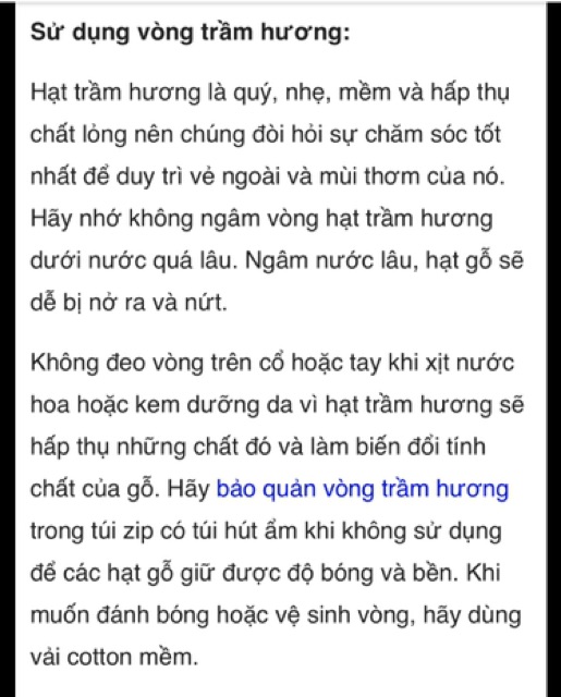 Vòng đeo cổ_CHUỖI MÂN CÔI trầm tốc 8.5ly