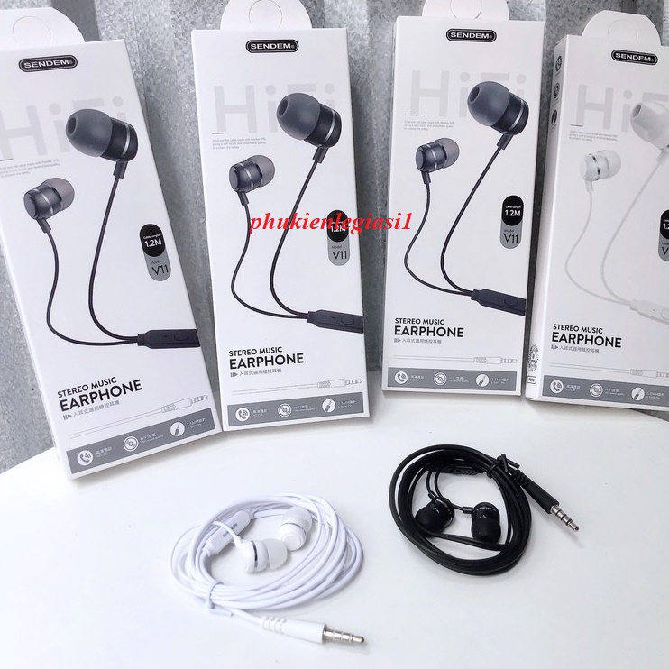 Tai nghe Sendem mã V11 jack 3.5mm
