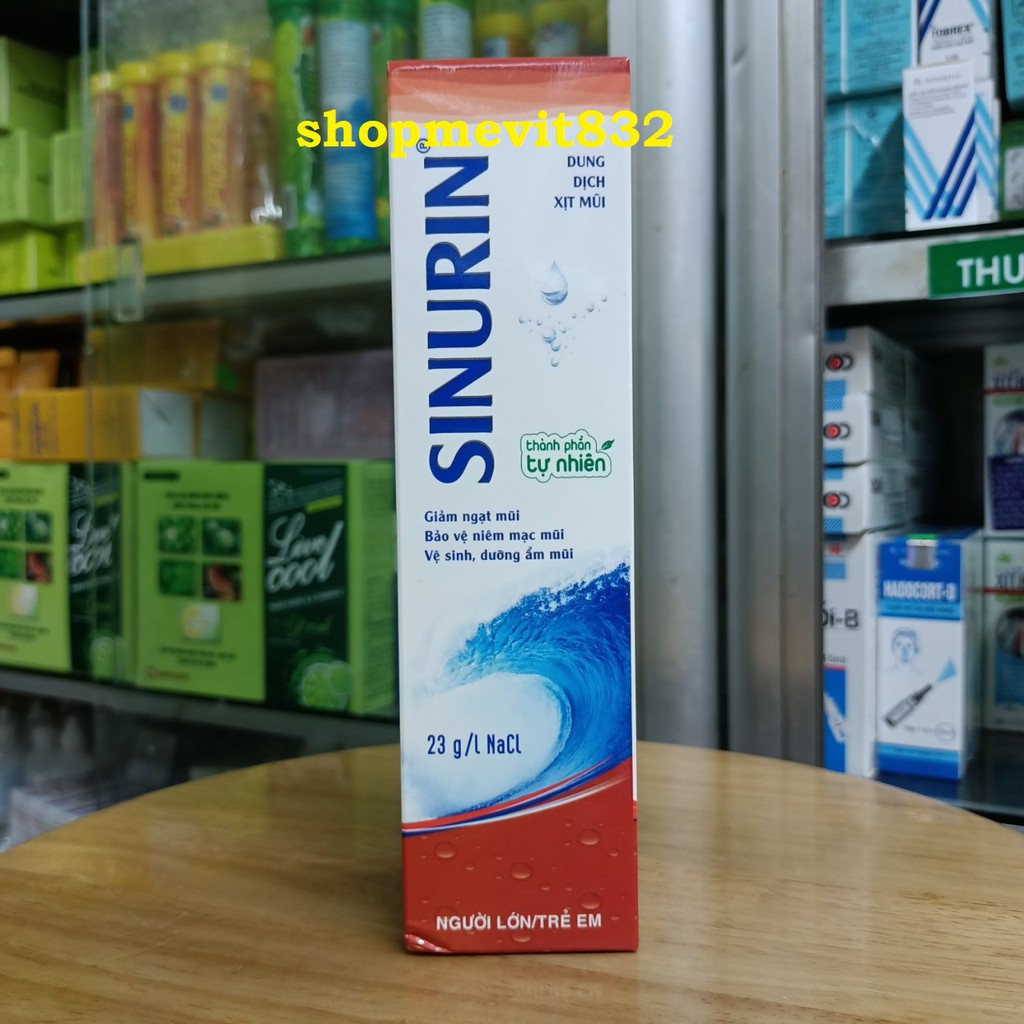 Dung dịch xịt mũi SINURIN 120ml