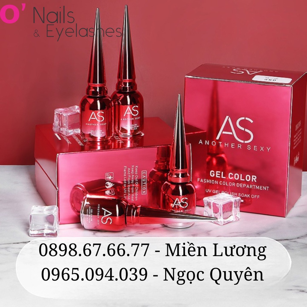 Sơn thạch AS mã ABX | Chai đỏ 15ML chính hãng O nail