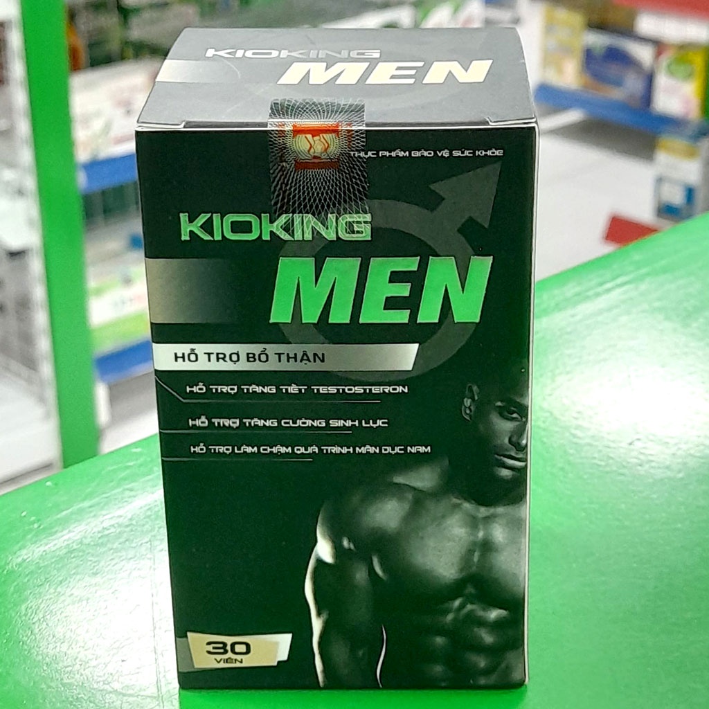 Kioking Men - Hỗ trợ tăng cường sinh lực và khả năng sinh lý ở nam giới (30 viên)