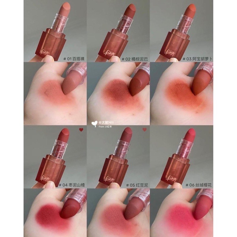 (Ver1-Ver2) Son thỏi lì BBIA Last Powder Lipstick