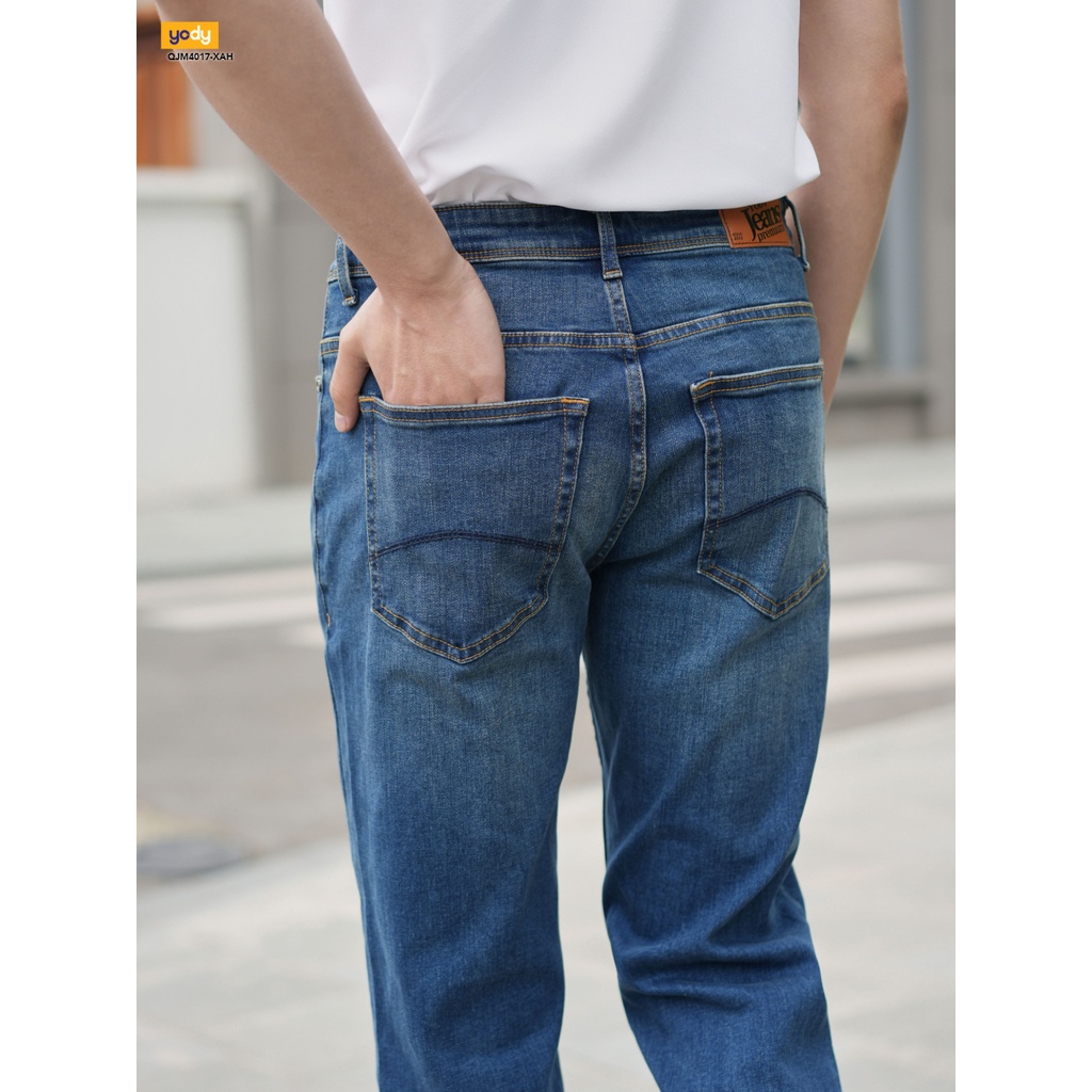 Quần jean slimfit nam YODY màu xanh - Quần bò nam trẻ trung năng động QJM4013