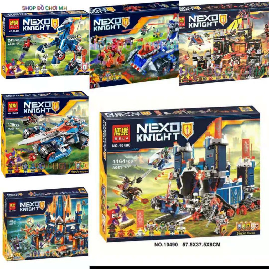 BỘ LEGO LẮP RÁP BELA NEXO KNIGHTS