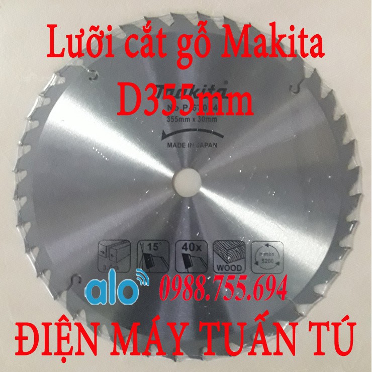 Lưỡi cưa gỗ D355mm