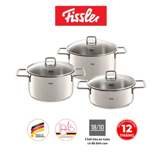 Bộ nồi inox Đức cao cấp Fissler Munchen hàng chính hãng 100% sản xuất tại Đức