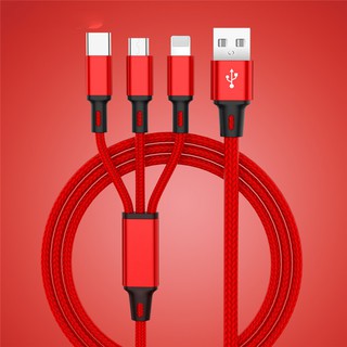 Dây Cáp Sạc 3 Trong 1 Tiện Dụng Cho Iphone