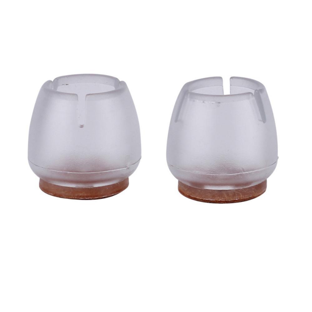 Bộ 16 Miếng Đệm Silicone Tròn Lót Chân Ghế Bảo Vệ Sàn Nhà