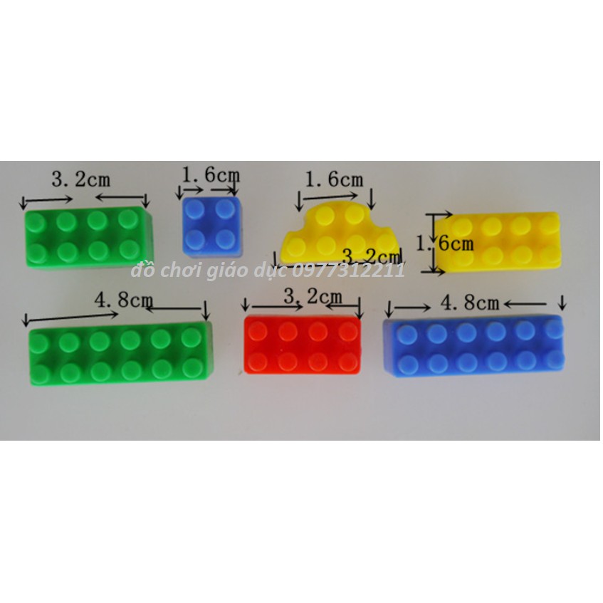 đồ chơi ghép hình khối nhựa 110 chi tiết