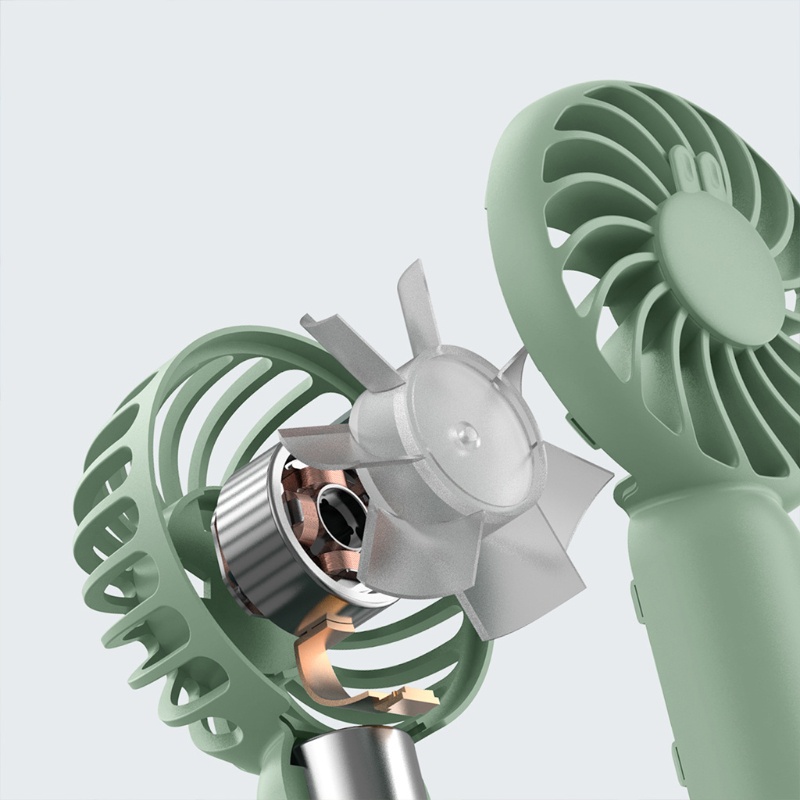 Quạt USB Cầm Tay 1200mAh 3 Tốc Độ Yên Tĩnh Tiện Dụng