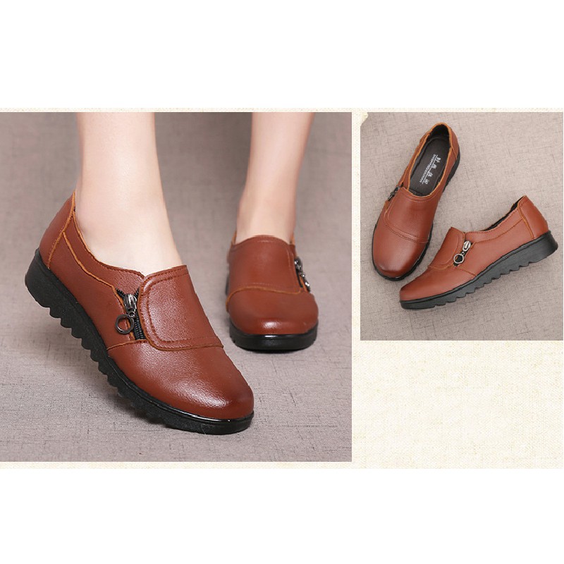 GCGCTOP Size 35-40 Women Work Leisure Comfortable Slip On Flat Shoes | BigBuy360 - bigbuy360.vn