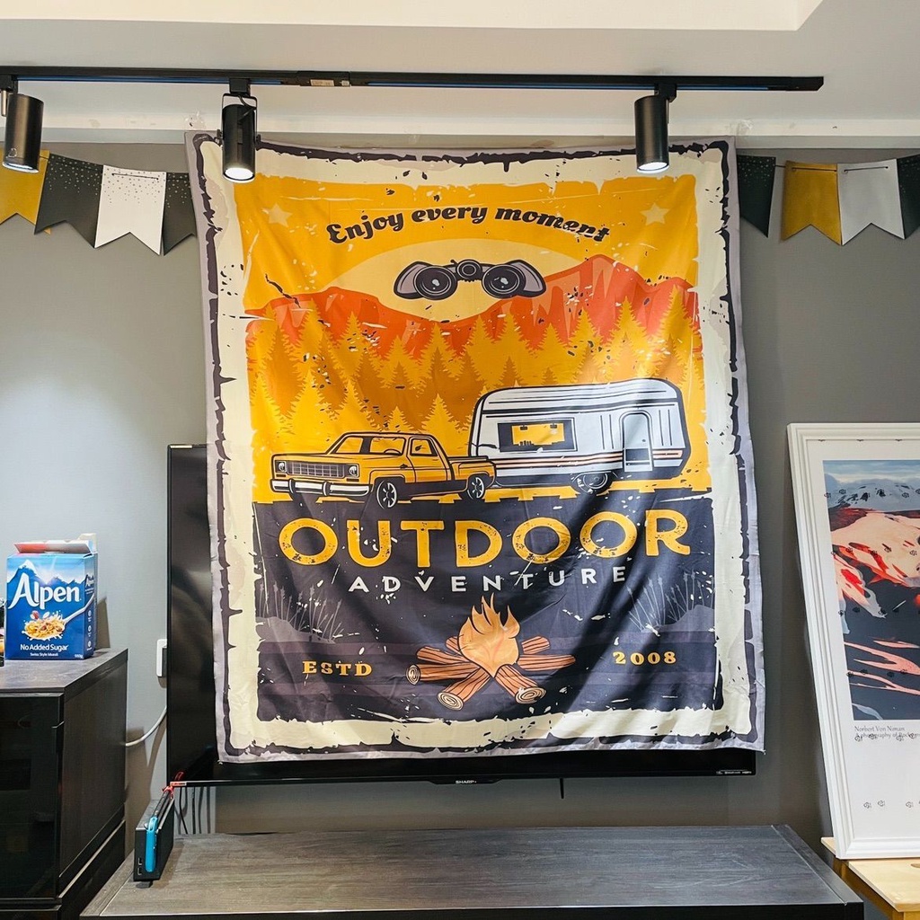 Tấm Vải Treo Tường Trang Trí Phòng Khách / Phòng Ngủ Phong Cách Bắc Âu