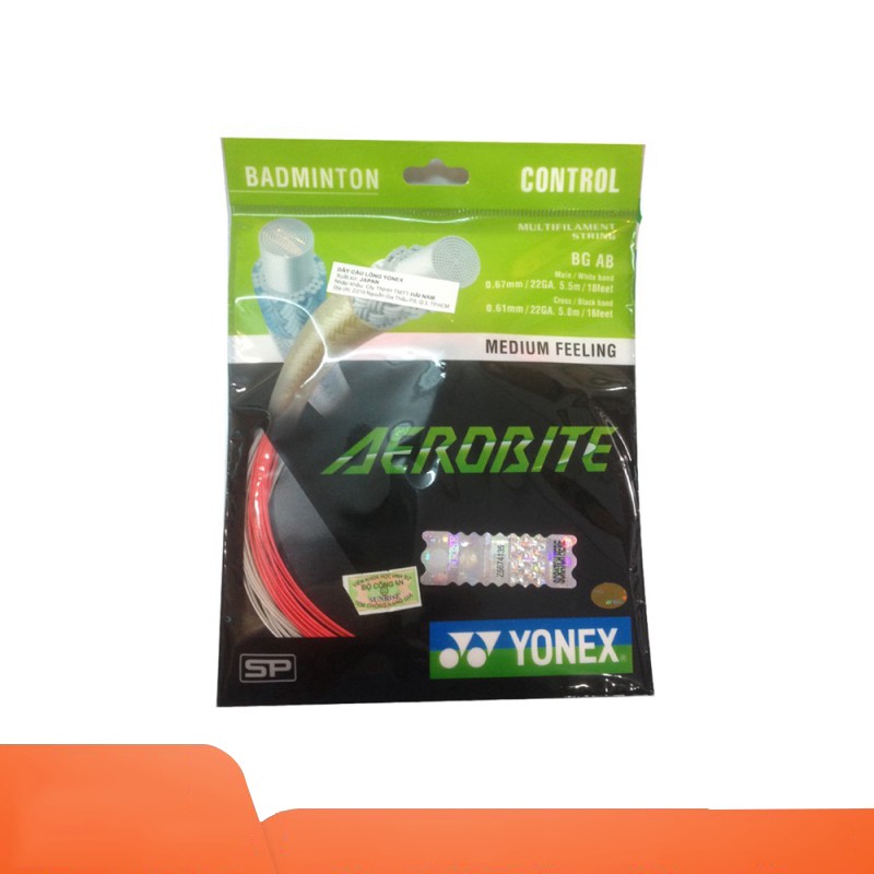 &lt;YONEX BG Aerobite&gt; DÂY CƯỚC CĂNG VỢT YONEX BG Aerobite đủ 3 TEM CHÍNH HÃNG- Nhà phân phối chính hãng- Sport Huế