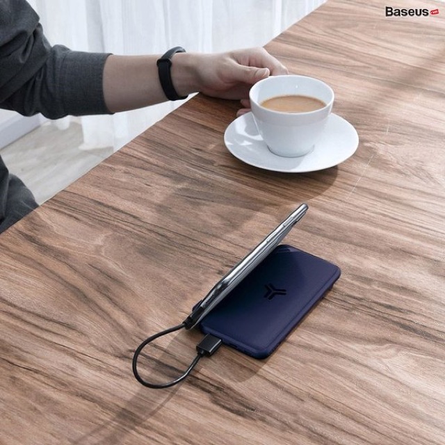 Pin dự phòng tích hợp sạc nhanh không dây Baseus S10 Bracket Power Bank 10,000 (10W Wireless, 18W PD/ Quick Charge 3.0)