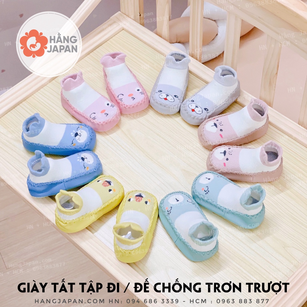 Giày tập đi chống trượt cho bé từ 3 tháng đến dưới 2 tuổi