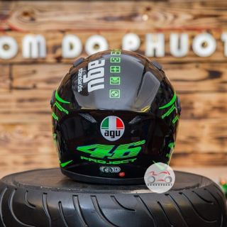 Nón bảo hiểm  AGU 46 bảy màu