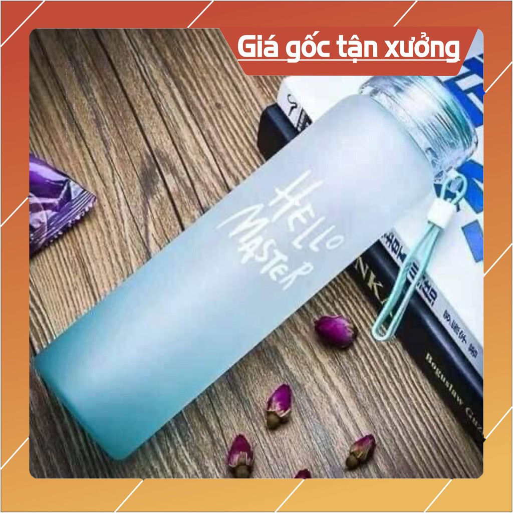 (Shop Uy Tín) BÌNH NƯỚC DETOX HELLO 500ML THỦY TINH - GIAO đột nhiên