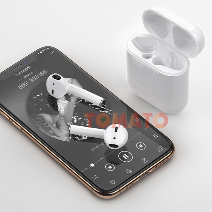 Tai Nghe Bluetooth Không Dây inpods i12 TWS Combo Vỏ ốp lưng Case Airpod Airpods Pro 1 2 IPhone - Phụ Kiện Tomato