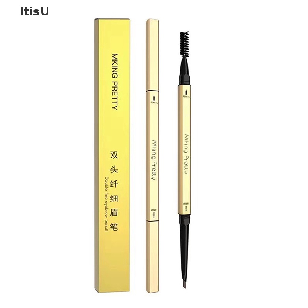 Bút Chì Kẻ Lông Mày Hai Đầu Ngòi Tam Giác Siêu Mịn Chống Nước 5 Màu Tùy Chọn | BigBuy360 - bigbuy360.vn