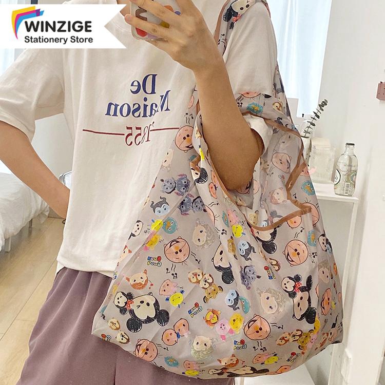 [Mã FASHIONCB264 giảm 10K đơn bất kỳ] Winzige Túi Mua Sắm Chống Thấm Nước Có Thể Tái Sử Dụng