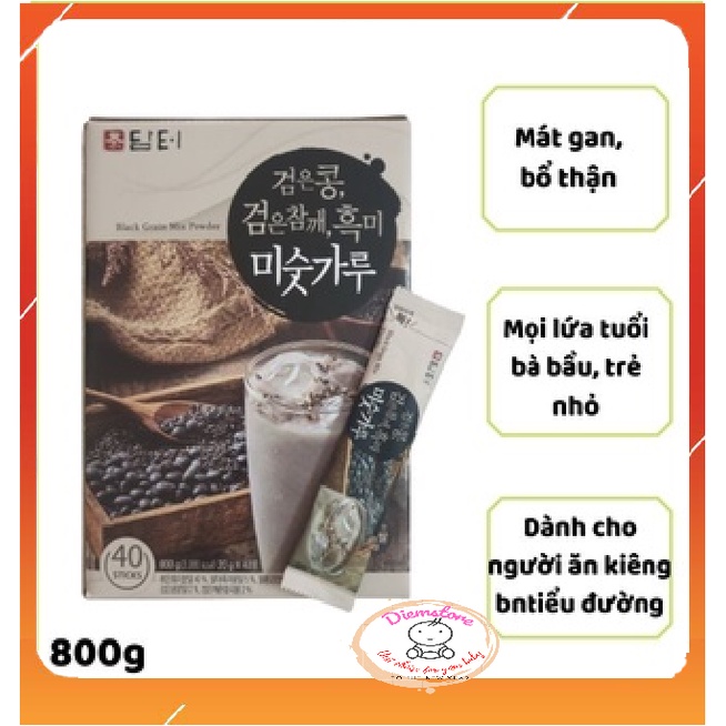 BỘT Ngũ Cốc Mè Đen – Hàn Quốc – 40 gói x 20gram