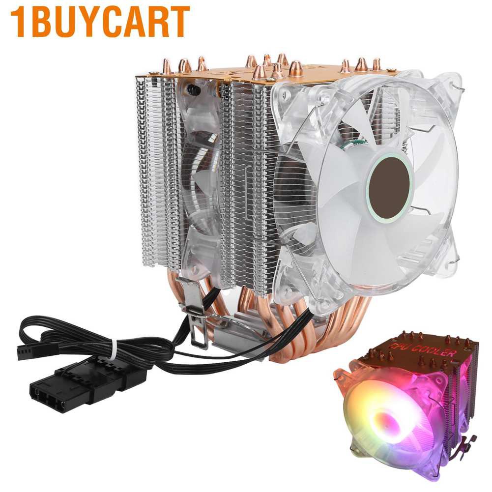 1buycart Lanshuo Cpu 4pin Cho Intel Lga / 775 / 1155 / 1156 / 1366 / Amd / Am2 / Am2 + / Am3