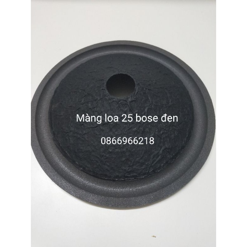 Màng loa bass 25 bose đen lỗ côn 35