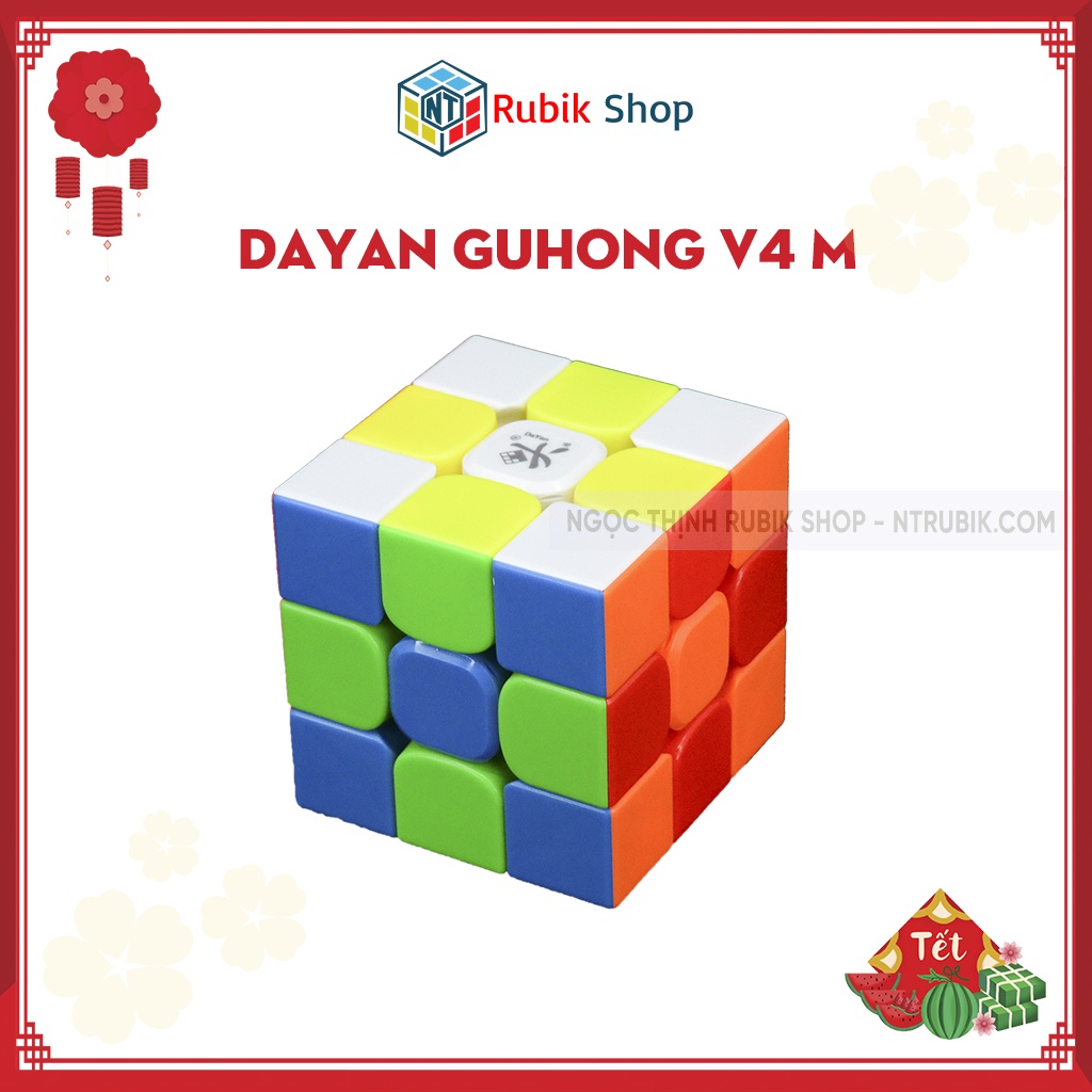 Rubik 3x3x3 Dayan Guhong V4 M Có nam châm sẵn