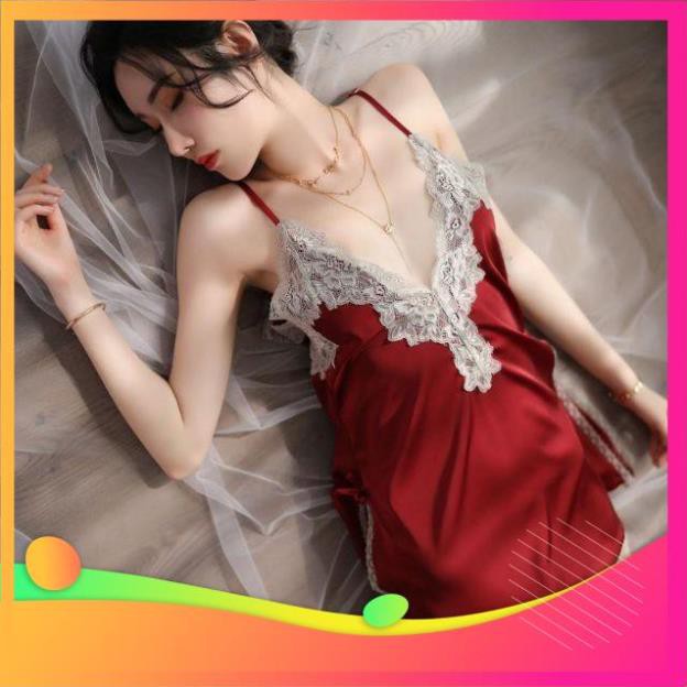 [ COSPLAY SEXY KATA - HÀNG CAO CẤP ]  Váy ngủ sexy gợi cảm xẻ eo MS5126