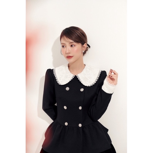 Áo dạ dáng xuông Snowy Top by Joie des Roses | BigBuy360 - bigbuy360.vn