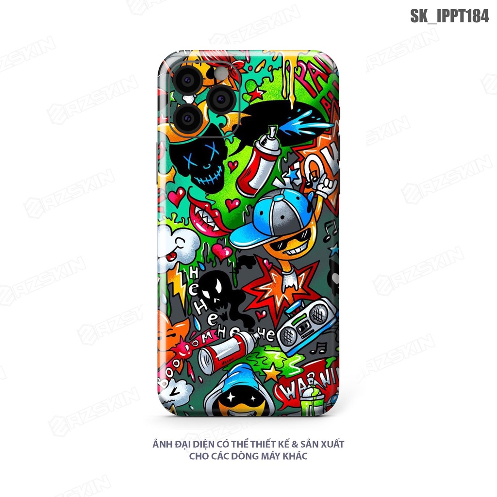 Miếng Dán Skin IPhone 7/14 Pro Max  In Hình Vui Nhộn |SK_IPPT184| Chất Liệu Chính Hãng, Bền Màu, Dán Full Lưng Viền