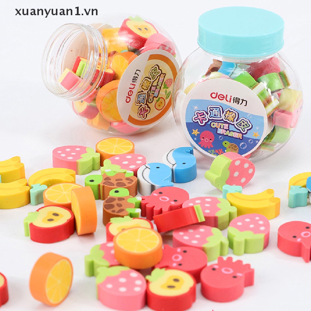 Set 20 Gôm Tẩy Tạo Hình Trái Cây Dễ Thương
